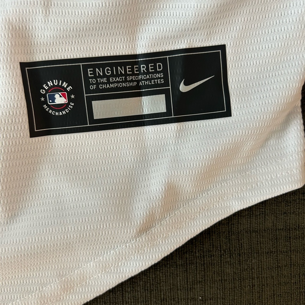 Nike Miami Marlins 2020 Baseball MLB White Jersey Men’s Size: M - Picture 4 of 6